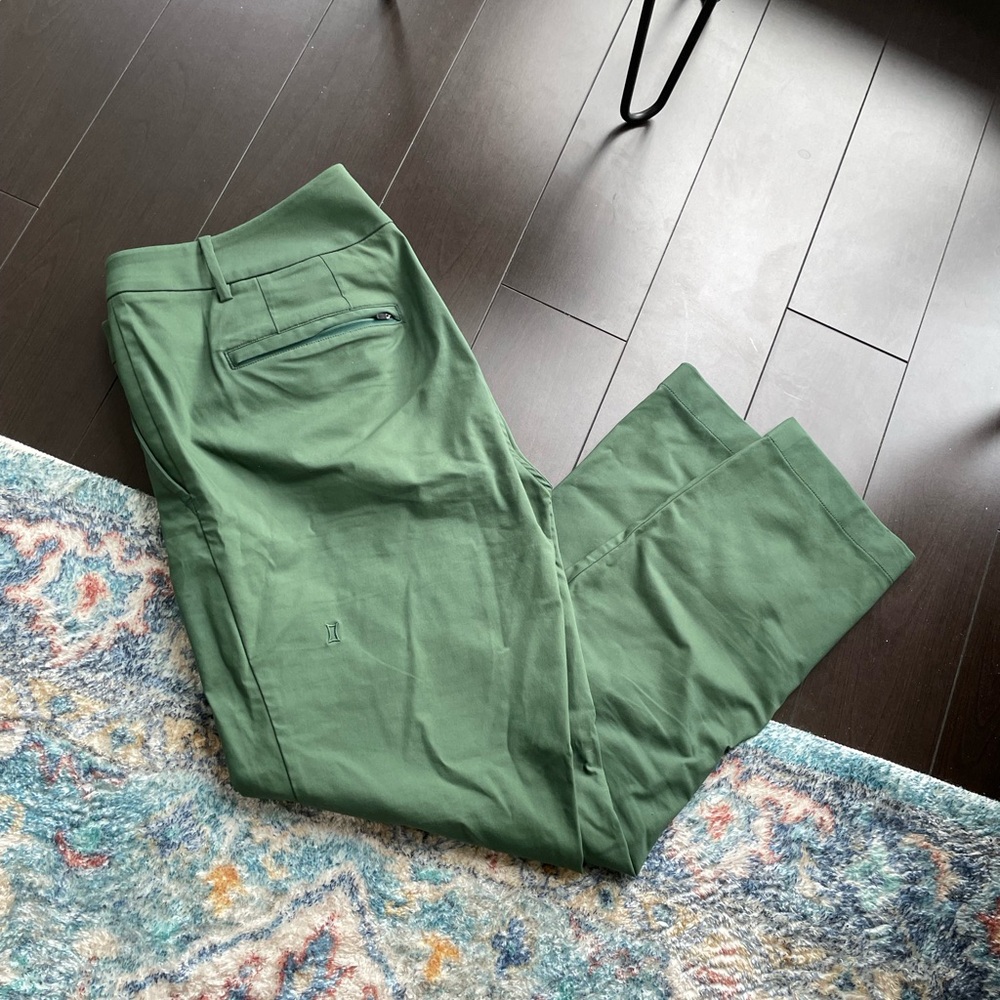 Kit and Ace Green Chinos Relaxed Fit